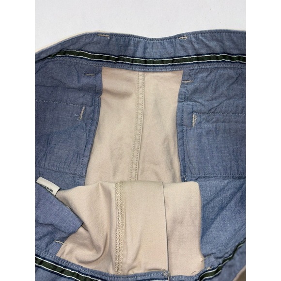 LL Bean Mens Size 36x30 Pants Khaki Tan Flat Front Natural Fit Cotton Stretch - Picture 6 of 12